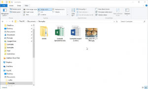 using google drive to store files